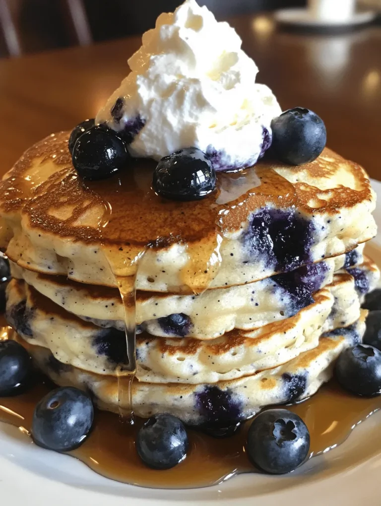 There's something undeniably joyful about the aroma of homemade pancakes wafting through the kitchen. Pancakes represent comfort food at its finest—fluffy, warm, and inviting. Among the many variations, blueberry pancakes hold a special place in the hearts of breakfast lovers everywhere. The burst of juicy blueberries combined with a light and airy pancake batter creates a delightful experience perfect for breakfast or brunch.