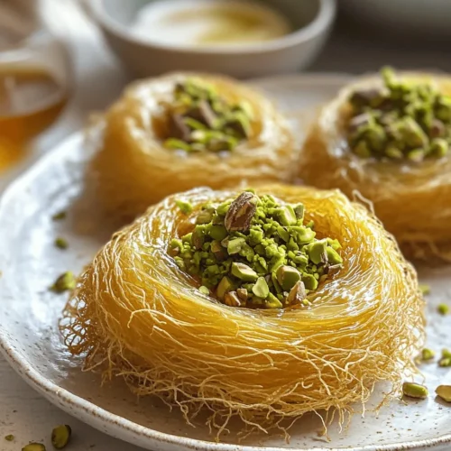 Kunafa is a beloved dessert that has captivated the hearts and taste buds of people across the Middle East and beyond. This sweet treat, made primarily from thin noodle-like pastry called kataifi, is known for its rich flavors and textures. Traditionally, Kunafa is enjoyed during special occasions, especially during Ramadan, weddings, and family gatherings, where it serves not just as a dessert but as a symbol of hospitality and celebration.