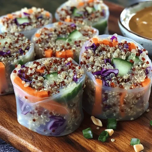 To create the Hearty Veggie Rolls with Peanut Sauce, you will need a few key ingredients that come together to create a colorful and nutritious meal. Here’s what you will need: