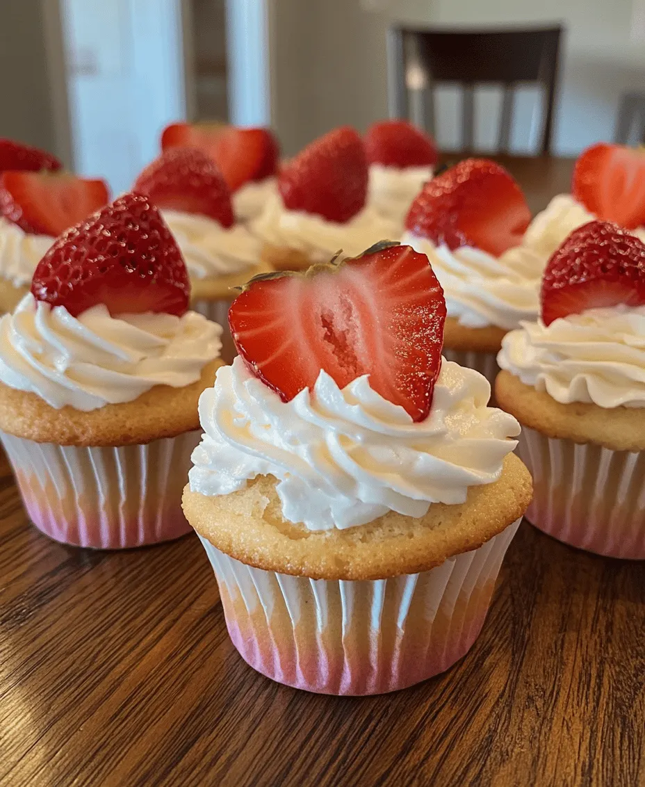 Strawberry Shortcake Cupcakes are a delightful dessert choice that perfectly captures the essence of summer. These sweet treats combine the classic flavors of strawberry shortcake into a cupcake form, making them an ideal option for gatherings, picnics, or simply enjoying at home. With their soft, fluffy cake, luscious strawberry filling, and light whipped cream frosting, these cupcakes are not only visually stunning but also bursting with flavor.