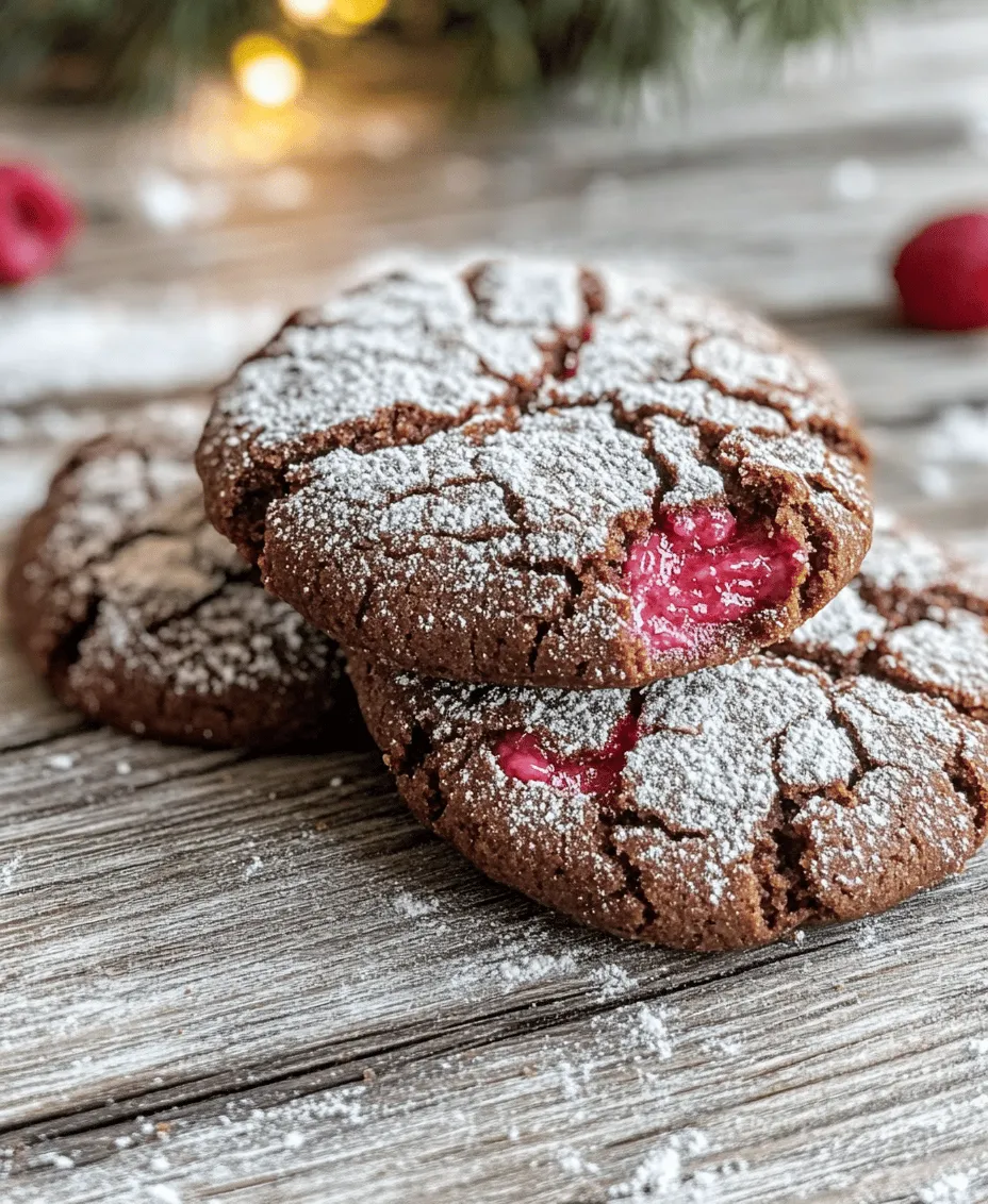 If you’re on the hunt for a cookie that perfectly balances rich chocolate and vibrant fruit, look no further than Raspberry Cocoa Crinkles Delight. These delightful cookies are a unique treat, combining the deep, indulgent flavor of cocoa with the tartness of fresh raspberries. Each bite delivers a euphoric blend of sweetness and tang, making them a truly irresistible dessert option.