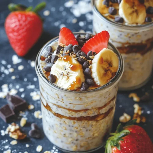 In today’s fast-paced world, finding time for a nutritious breakfast can often feel like an uphill battle. Enter overnight oats—an innovative breakfast solution that allows you to prepare a wholesome meal the night before. This simple yet satisfying dish provides a perfect blend of convenience and nutrition, making it a popular choice for busy mornings. Among the myriad of overnight oats recipes, the Caramelized Banana Split Overnight Oats stand out for their delightful combination of flavors and textures, inspired by the classic ice cream dessert.