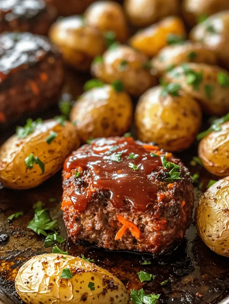 In the world of comfort food, few dishes rival the timeless appeal of meatloaf. This classic American dish has been a staple in home kitchens for generations, often evoking fond memories of family dinners and cozy gatherings. Meatloaf’s versatility allows for countless variations, making it suitable for any palate. Among these variations, the Mini Meatloaf & Roasted Potatoes Delight stands out, combining the rich flavors of meatloaf with the crispy goodness of roasted potatoes. This delightful dish is not only easy to prepare but also serves as a compact, portion-controlled meal that is perfect for both weeknight dinners and weekend gatherings.