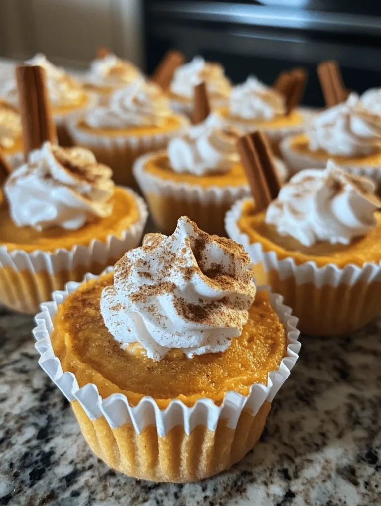 To create the perfect No-Bake Mini Pumpkin Cheesecakes, it's essential to understand the key ingredients that contribute to their flavor and texture. The main components include the crust, filling, and topping, each playing a crucial role in the overall experience of this delightful dessert.