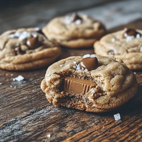 Welcome to the delightful world of baking, where each creation tells a story and every bite brings a smile. Today, we are diving into a recipe that perfectly encapsulates the joy of sweet indulgence: Reese’s Stuffed Peanut Butter Chocolate Chip Cookies. Imagine biting into a warm, freshly baked cookie, only to discover a hidden treasure inside – a mini Reese’s Peanut Butter Cup that melts in your mouth and elevates your snacking experience.