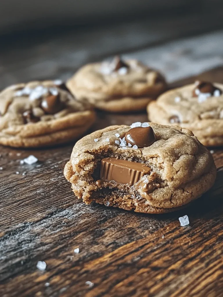 Welcome to the delightful world of baking, where each creation tells a story and every bite brings a smile. Today, we are diving into a recipe that perfectly encapsulates the joy of sweet indulgence: Reese’s Stuffed Peanut Butter Chocolate Chip Cookies. Imagine biting into a warm, freshly baked cookie, only to discover a hidden treasure inside – a mini Reese’s Peanut Butter Cup that melts in your mouth and elevates your snacking experience.