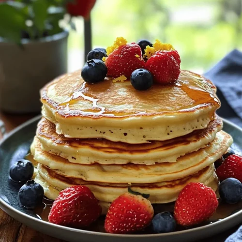 Pancakes have long held a cherished place in breakfast traditions around the world. Whether served with maple syrup, fresh fruit, or a sprinkling of powdered sugar, these fluffy delights are a morning staple that brings comfort and joy to many. However, if you’re looking to elevate your pancake game, look no further than Fluffy Ricotta Pancakes with Citrus Zest. This unique twist on traditional pancakes introduces a delightful creaminess and an aromatic burst of freshness, making them a standout choice for breakfast or brunch.