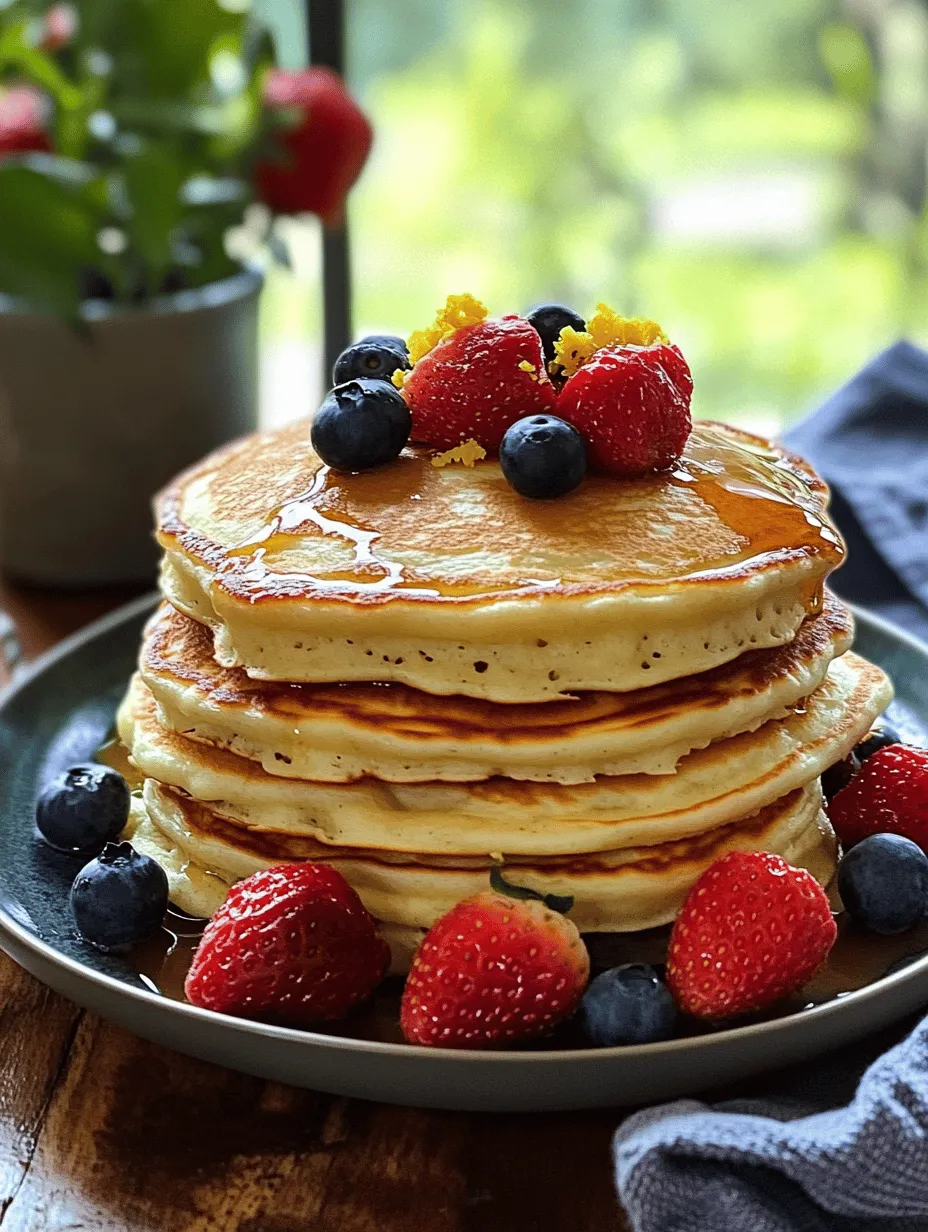 Pancakes have long held a cherished place in breakfast traditions around the world. Whether served with maple syrup, fresh fruit, or a sprinkling of powdered sugar, these fluffy delights are a morning staple that brings comfort and joy to many. However, if you’re looking to elevate your pancake game, look no further than Fluffy Ricotta Pancakes with Citrus Zest. This unique twist on traditional pancakes introduces a delightful creaminess and an aromatic burst of freshness, making them a standout choice for breakfast or brunch.