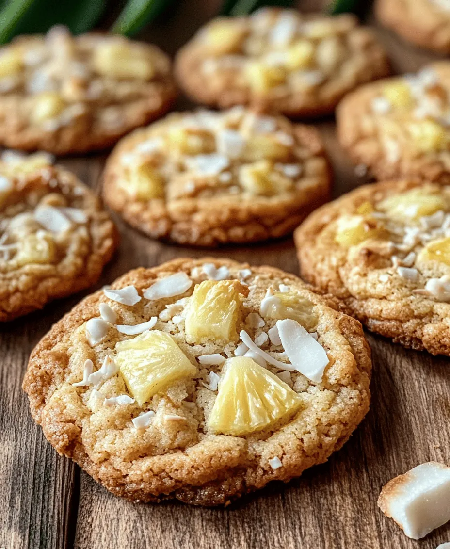 If you're a fan of cookies that transport you to a tropical paradise with every bite, look no further than Coconut Pineapple Cookies. These delightful treats combine the sweet, tangy flavor of pineapple with the rich, nutty essence of coconut, creating a cookie experience that is both refreshing and indulgent. The appeal of Coconut Pineapple Cookies lies not only in their delicious taste but also in their unique ability to evoke memories of sun-kissed beaches and swaying palm trees, making them the perfect treat for any occasion.