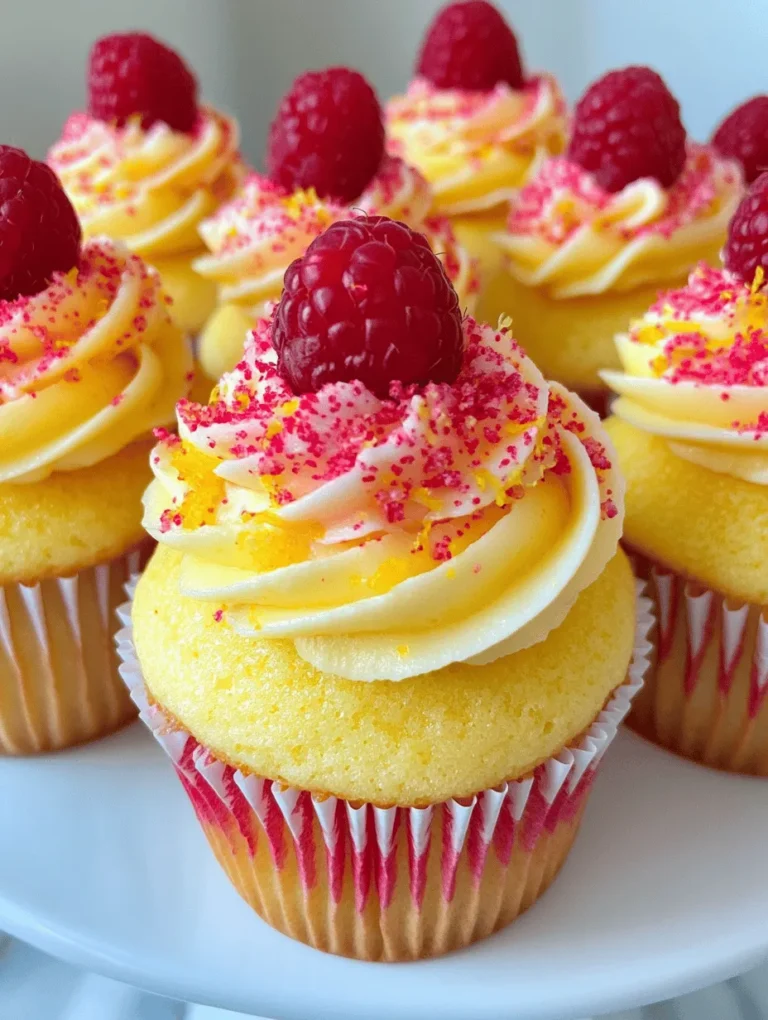 To create the perfect Raspberry Lemon Heaven Cupcakes, the foundation lies in the cupcake base. Each ingredient plays a crucial role in ensuring the final product achieves the desired taste and texture.