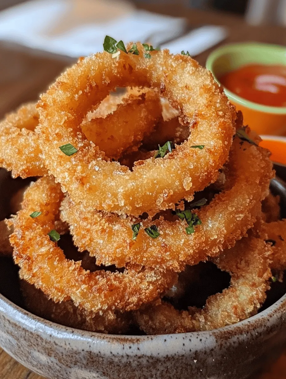 Onion rings are not just a mere side dish; they are a universally loved snack that effortlessly marries a satisfying crunch with a savory flavor that can elevate any meal or social gathering. Whether enjoyed at a backyard barbecue, served alongside burgers, or simply as a standalone snack, homemade onion rings offer a delightful experience that is hard to resist. The best part? Making these crispy delights at home not only allows you to customize the flavors but also provides you with a healthier option compared to the heavily processed varieties available in stores.