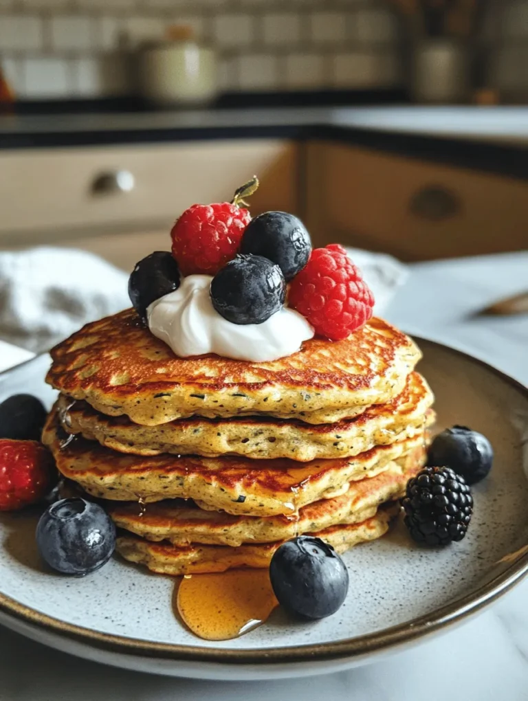 Are you tired of the same old breakfast routine? Looking for a way to add more nutrition and flavor to your morning meal? Look no further than Zucchini Oat Flour Pancakes! This unique breakfast option combines the subtle sweetness of zucchini with the hearty texture of oat flour, creating a deliciously fluffy pancake that is not only satisfying but also incredibly nutritious. Whether you're feeding a family or just treating yourself, these pancakes are an excellent way to start the day right.