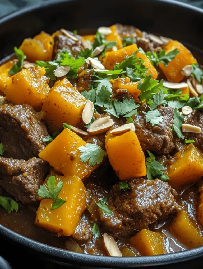 Moroccan cuisine is a vibrant tapestry woven from a rich history of cultural exchanges, geographic influences, and a medley of flavors that tantalize the taste buds. Renowned for its aromatic spices, fresh ingredients, and unique cooking techniques, Moroccan food is a celebration of flavor and tradition, often evoking a sense of warmth and comfort. One dish that beautifully embodies these characteristics is the Moroccan Beef Tagine with Butternut Squash. This hearty meal is not only delicious but also a stunning representation of the culinary artistry found in Moroccan kitchens.