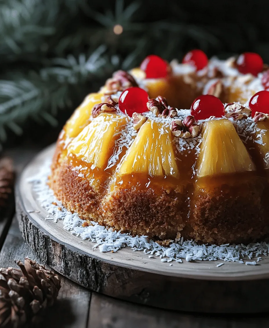 If you're in search of a show-stopping dessert that perfectly embodies the essence of a tropical getaway, look no further than the Tropical Bliss Pineapple Upside Down Bundt Cake. This delightful cake captures the vibrant flavors of fresh pineapple and creamy coconut, creating a harmonious blend that transports your taste buds to sun-drenched shores. The cake's visual appeal is equally compelling; the Bundt pan gives it an elegant shape that's perfect for gatherings, celebrations, or simply to treat yourself and your loved ones.