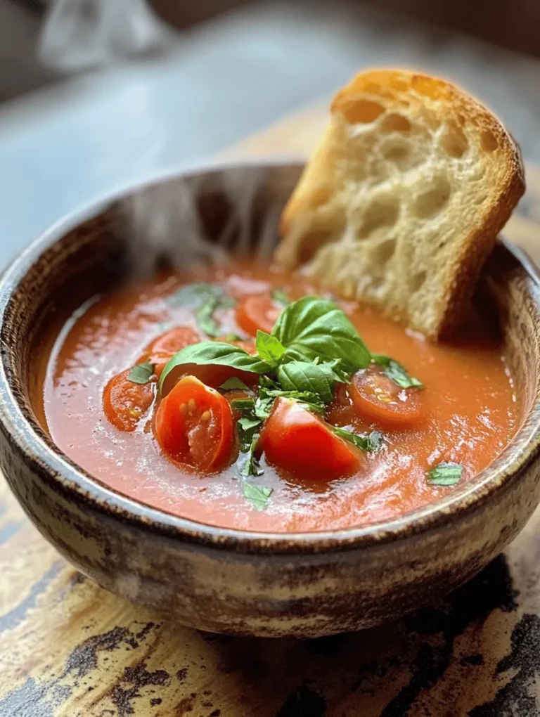 There’s nothing quite like the comforting embrace of a warm bowl of creamy chunky tomato soup. As the leaves turn and the air grows crisp, this hearty dish becomes not just a meal, but a moment of solace. Whether you’re cozying up on the couch after a long day or hosting a gathering with friends, creamy chunky tomato soup is a versatile choice that never fails to satisfy. Its rich, velvety texture coupled with the bold flavors of ripe tomatoes makes it a beloved favorite across many households.