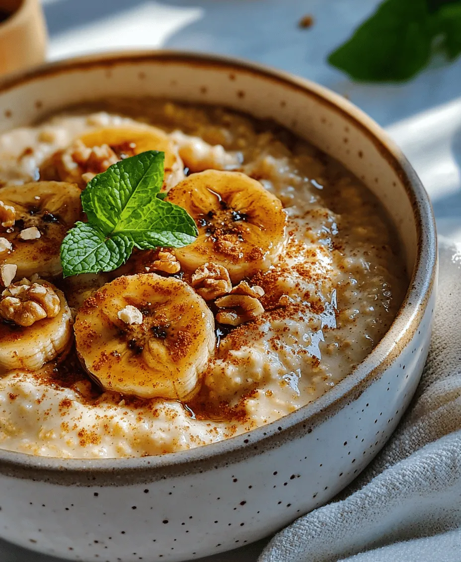 When it comes to breakfast, there's something incredibly comforting about a warm bowl of porridge. It invokes feelings of nostalgia, childhood warmth, and home-cooked goodness. Caramelized banana porridge takes this timeless dish to another level, transforming simple oats into a deliciously sweet and satisfying meal that is perfect for starting your day on a positive note. The combination of creamy oats and naturally sweet caramelized bananas creates a flavor explosion that feels indulgent but is deceptively healthy.