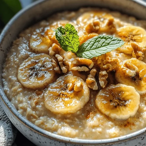 When it comes to breakfast, there's something incredibly comforting about a warm bowl of porridge. It invokes feelings of nostalgia, childhood warmth, and home-cooked goodness. Caramelized banana porridge takes this timeless dish to another level, transforming simple oats into a deliciously sweet and satisfying meal that is perfect for starting your day on a positive note. The combination of creamy oats and naturally sweet caramelized bananas creates a flavor explosion that feels indulgent but is deceptively healthy.