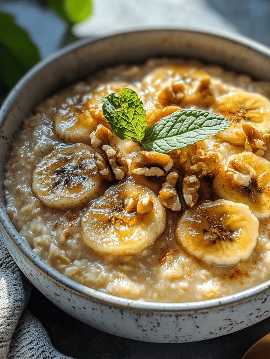 When it comes to breakfast, there's something incredibly comforting about a warm bowl of porridge. It invokes feelings of nostalgia, childhood warmth, and home-cooked goodness. Caramelized banana porridge takes this timeless dish to another level, transforming simple oats into a deliciously sweet and satisfying meal that is perfect for starting your day on a positive note. The combination of creamy oats and naturally sweet caramelized bananas creates a flavor explosion that feels indulgent but is deceptively healthy.