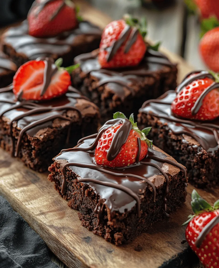 There’s something undeniably enchanting about the rich, velvety texture of brownies paired with the vibrant freshness of strawberries. Enter the world of Chocolate Covered Strawberry Brownies, a dessert that beautifully marries these two beloved treats into a single indulgent experience. This delightful fusion not only tantalizes the taste buds but also creates a stunning visual presentation, making it an ideal dessert for special occasions, celebrations, or simply as a well-deserved treat after a long day.