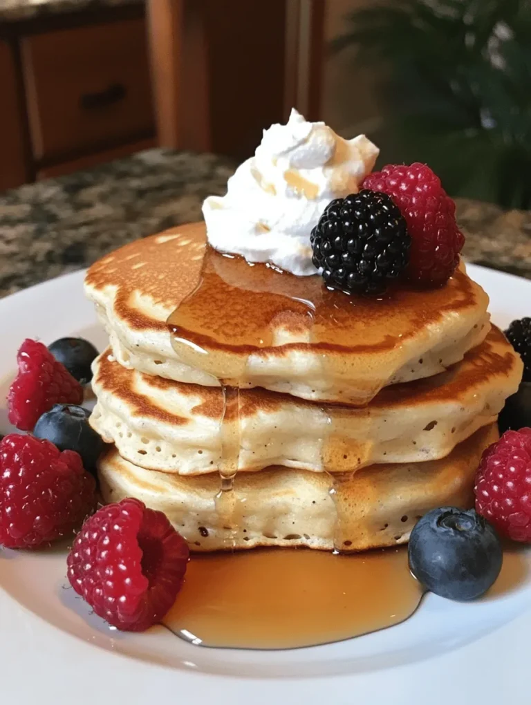 To create the perfect stack of Fluffy Vanilla Dreams Pancakes, understanding the role of each ingredient is crucial. Each component contributes to the pancakes' lightness, flavor, and overall deliciousness. Let’s delve into the key ingredients that make these pancakes a breakfast dream.