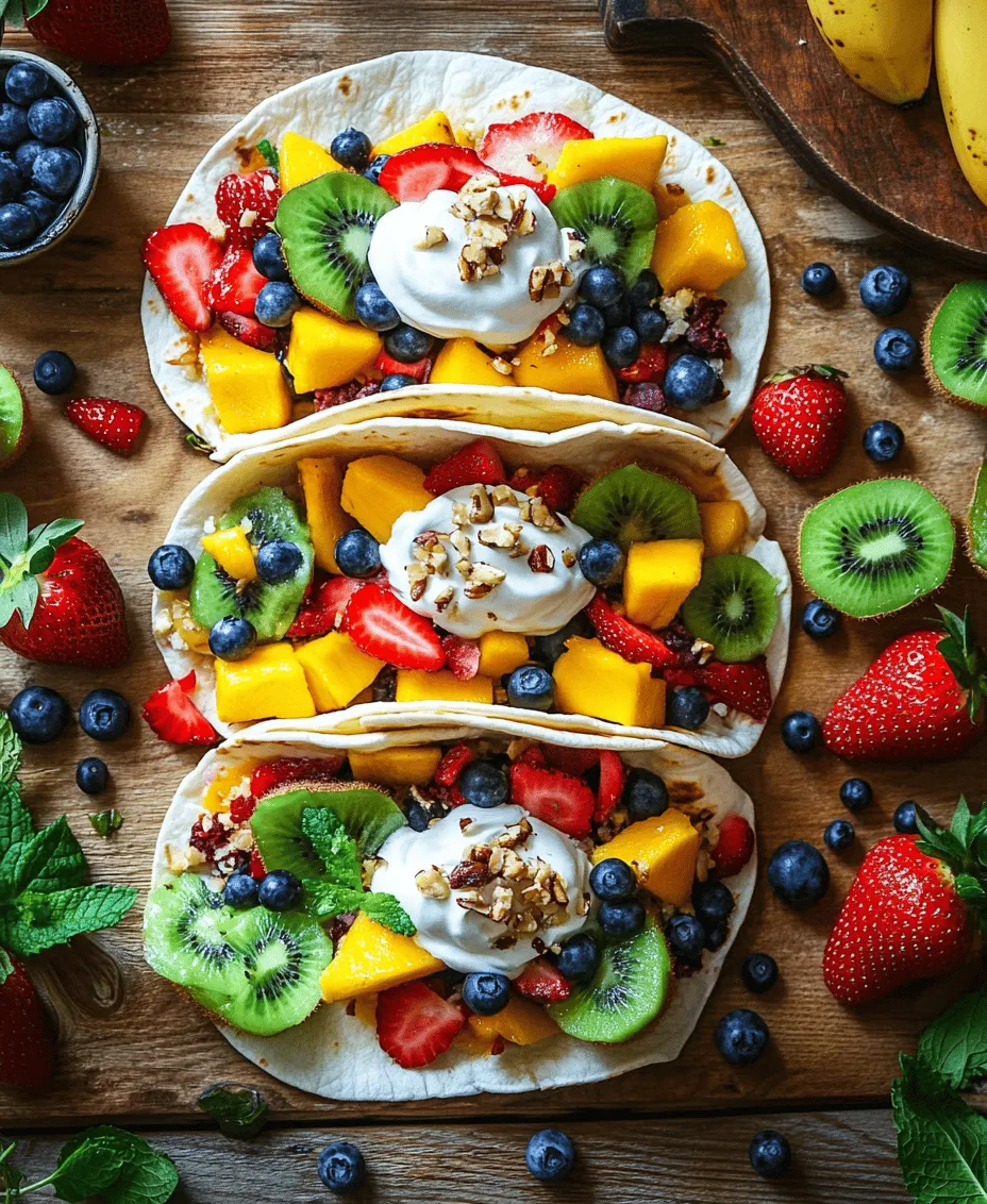 To make the most of your Fruity Fiesta Tacos, it's essential to understand the ingredients you'll be using. Each component plays a crucial role in creating a balanced dish filled with flavor, nutrition, and texture. Here’s a closer look at the key ingredients that bring this recipe to life.