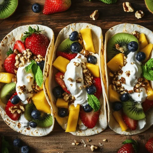 To make the most of your Fruity Fiesta Tacos, it's essential to understand the ingredients you'll be using. Each component plays a crucial role in creating a balanced dish filled with flavor, nutrition, and texture. Here’s a closer look at the key ingredients that bring this recipe to life.