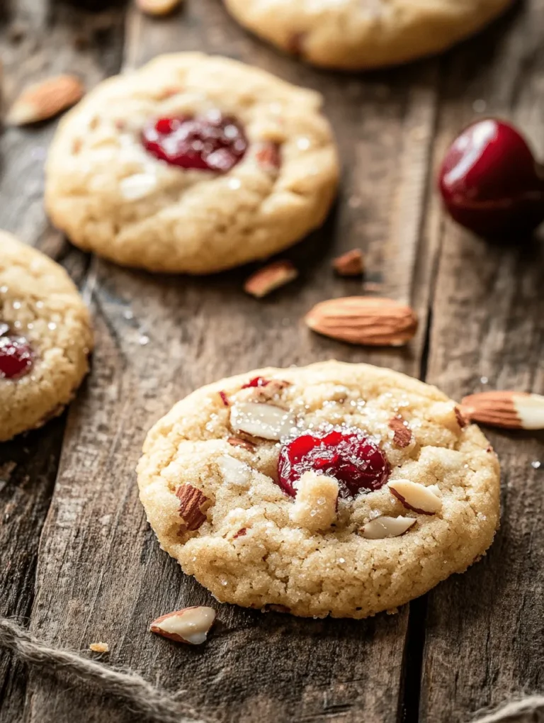 Welcome to the delightful world of baking, where the aroma of freshly baked goods fills your kitchen and brings joy to your taste buds. In this article, we will explore a beloved recipe that beautifully marries sweetness with nutty flavors: Cherry Almond Amish Sugar Cookies. These delightful cookies are not only a treat for the palate but also a feast for the eyes, with their vibrant cherry bits and crunchy almond slivers.