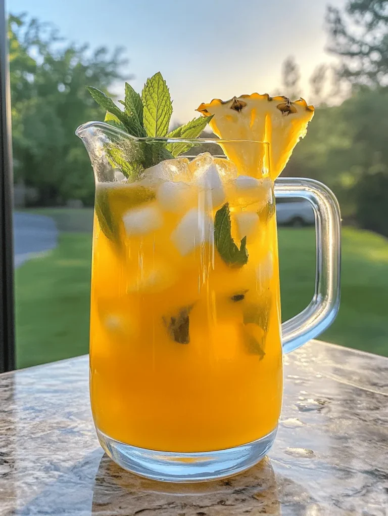 To create the perfect Tropical Splash Pineapple Lemonade Punch, it’s vital to understand the role each ingredient plays in crafting this delicious beverage. Freshness and quality are key, as they directly impact the flavor and overall enjoyment of the punch.