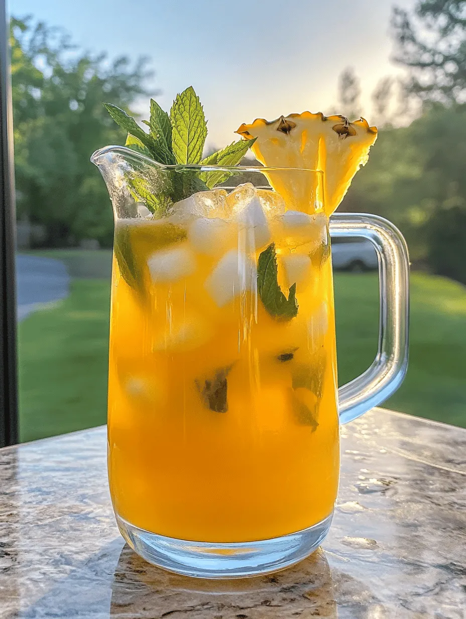 To create the perfect Tropical Splash Pineapple Lemonade Punch, it’s vital to understand the role each ingredient plays in crafting this delicious beverage. Freshness and quality are key, as they directly impact the flavor and overall enjoyment of the punch.