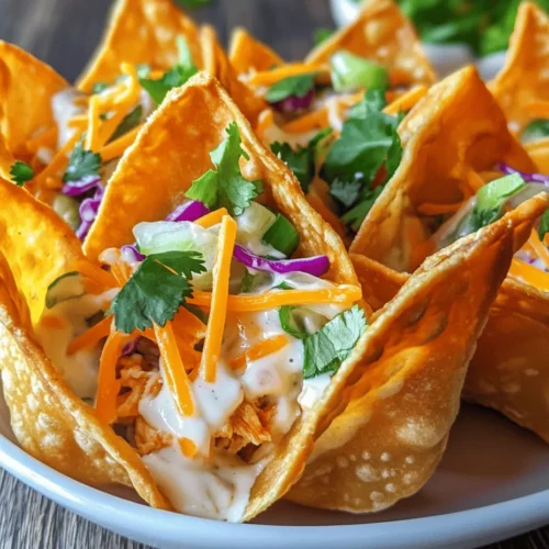 If you’re a fan of fusion cuisine, you’re in for a treat with this Copycat Applebee’s Chicken Wonton Tacos recipe. This delightful dish brings together the savory, seasoned goodness of chicken and the satisfying crunch of crispy wonton wrappers, creating a unique and flavorful meal that can elevate any gathering. Originally popularized by the well-loved restaurant, these tacos are a testament to how diverse culinary influences can come together in harmony. Whether you’re planning a lively party, a family dinner, or simply want to spice up your weeknight meal, this recipe is not only easy to follow but also allows you to replicate a favorite eatery experience right in your own kitchen.