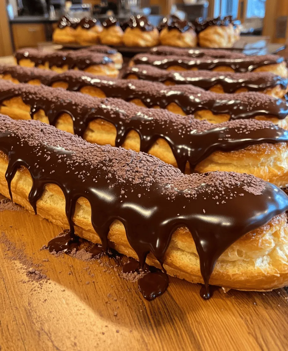 Éclairs are not just a treat; they are a testament to the artistry of French pastry-making. The word 