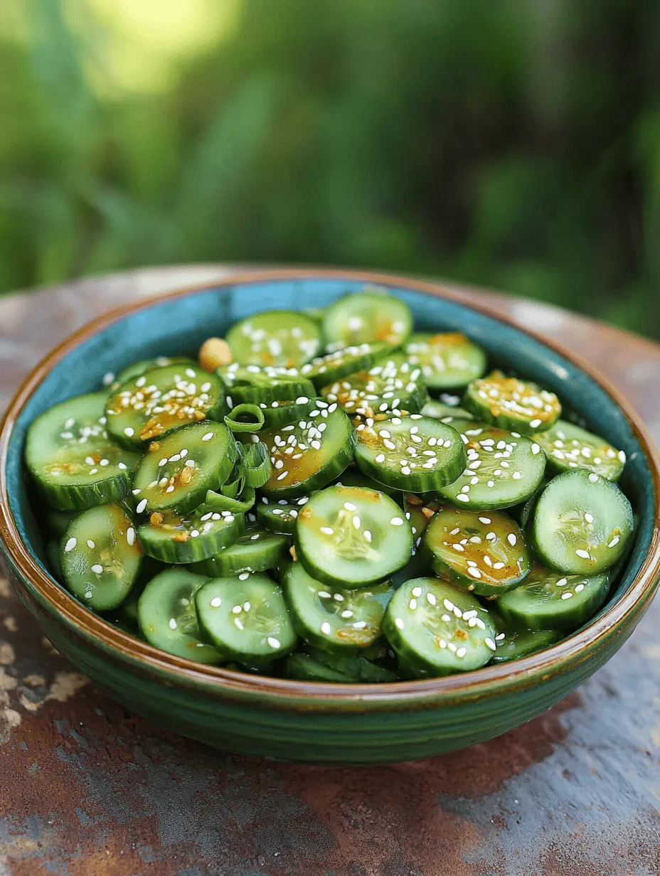 To truly appreciate the Crunchy Peanut & Spicy Chili Oil Cucumber Salad, it’s essential to understand the role of each ingredient. Each component contributes not only to the overall flavor but also to the health benefits, making this salad a nutritious option for any meal.