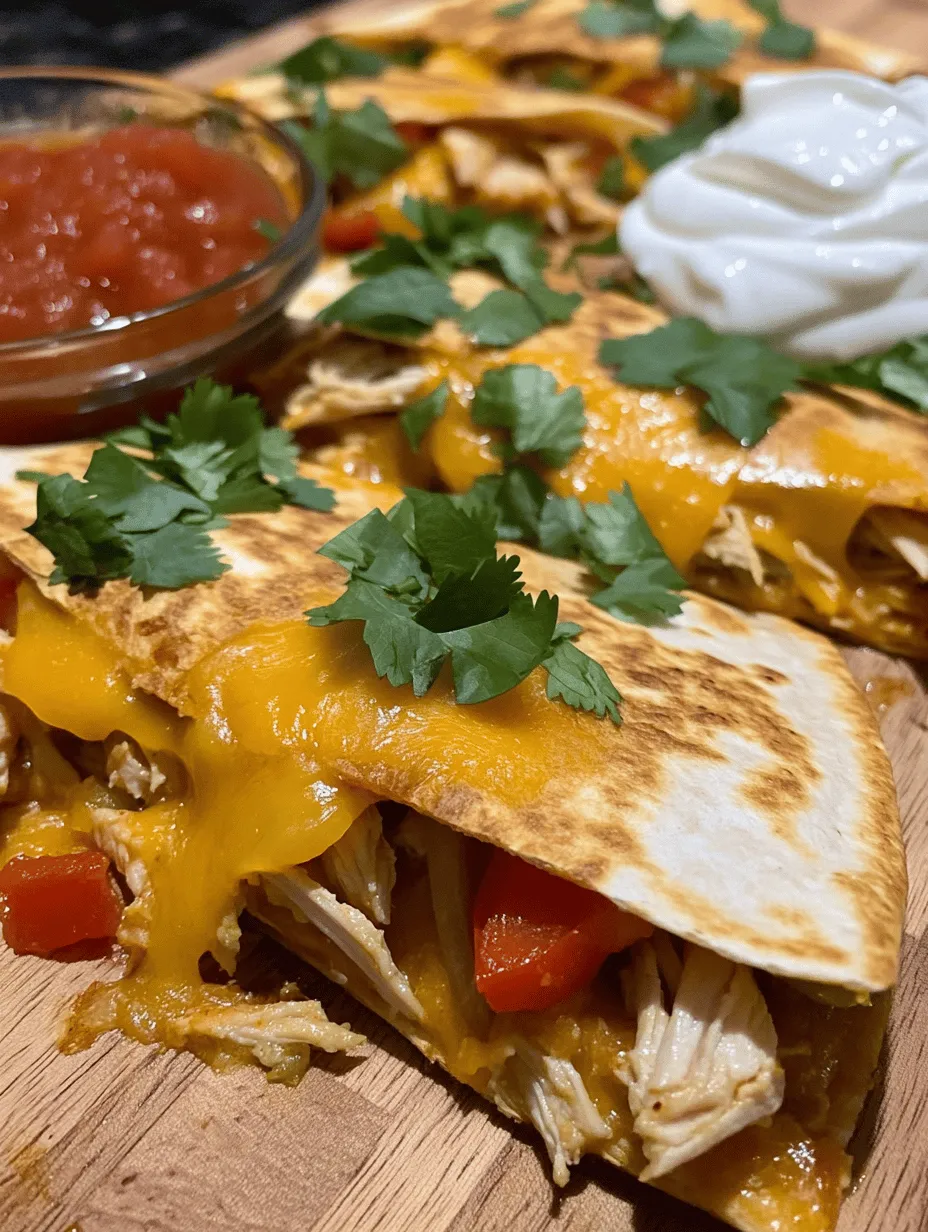 Quesadillas are a beloved staple of Mexican cuisine, known for their simplicity and deliciousness. These delightful creations consist of a tortilla filled with cheese and various other ingredients, folded and cooked until crispy and golden brown. Among the myriad of quesadilla options, the crispy cheesy chicken quesadilla stands out as a particularly appealing choice, combining succulent shredded chicken with a melty cheese blend that promises to delight the palate.