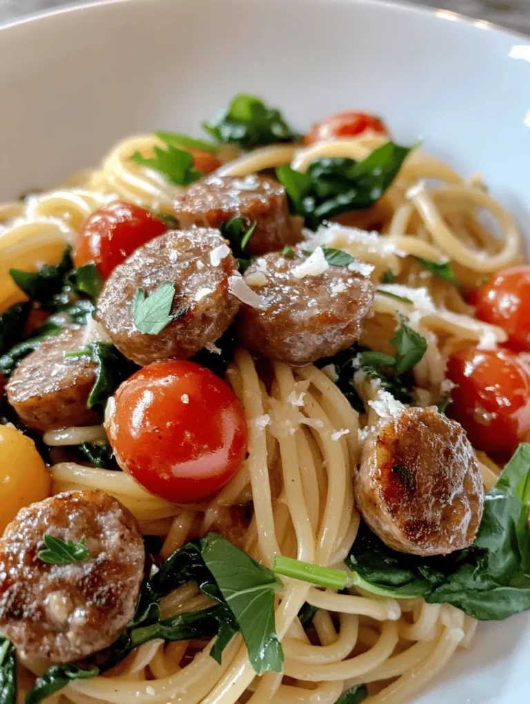 If you’re seeking a quick, flavorful, and satisfying meal that brings the family together on a busy weeknight, look no further than the Sticky Honey Garlic Sausage Pasta Skillet. This dish masterfully combines the sweetness of honey with the savory depth of garlic and Italian sausage, creating an unforgettable flavor profile that is bound to please even the pickiest eaters. The vibrant colors and enticing aroma make it an appealing option for dinner, while the simplicity of the recipe ensures that you won't be spending hours in the kitchen.
