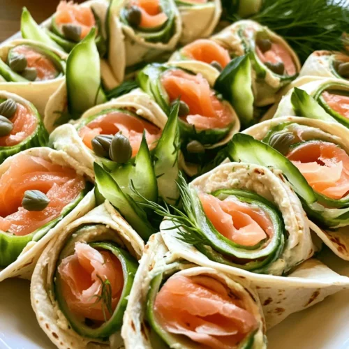 In the world of snacks and appetizers, few dishes capture the essence of freshness and flavor quite like Smoked Salmon Roll-Ups with Cucumber and Hummus. This delightful recipe combines the rich, savory taste of smoked salmon with the crisp, refreshing crunch of cucumber, all complemented by the creamy, nutty flavor of hummus. Perfect as a healthy snack or an elegant appetizer, these roll-ups not only tantalize the palate but also offer a multitude of nutritional benefits.