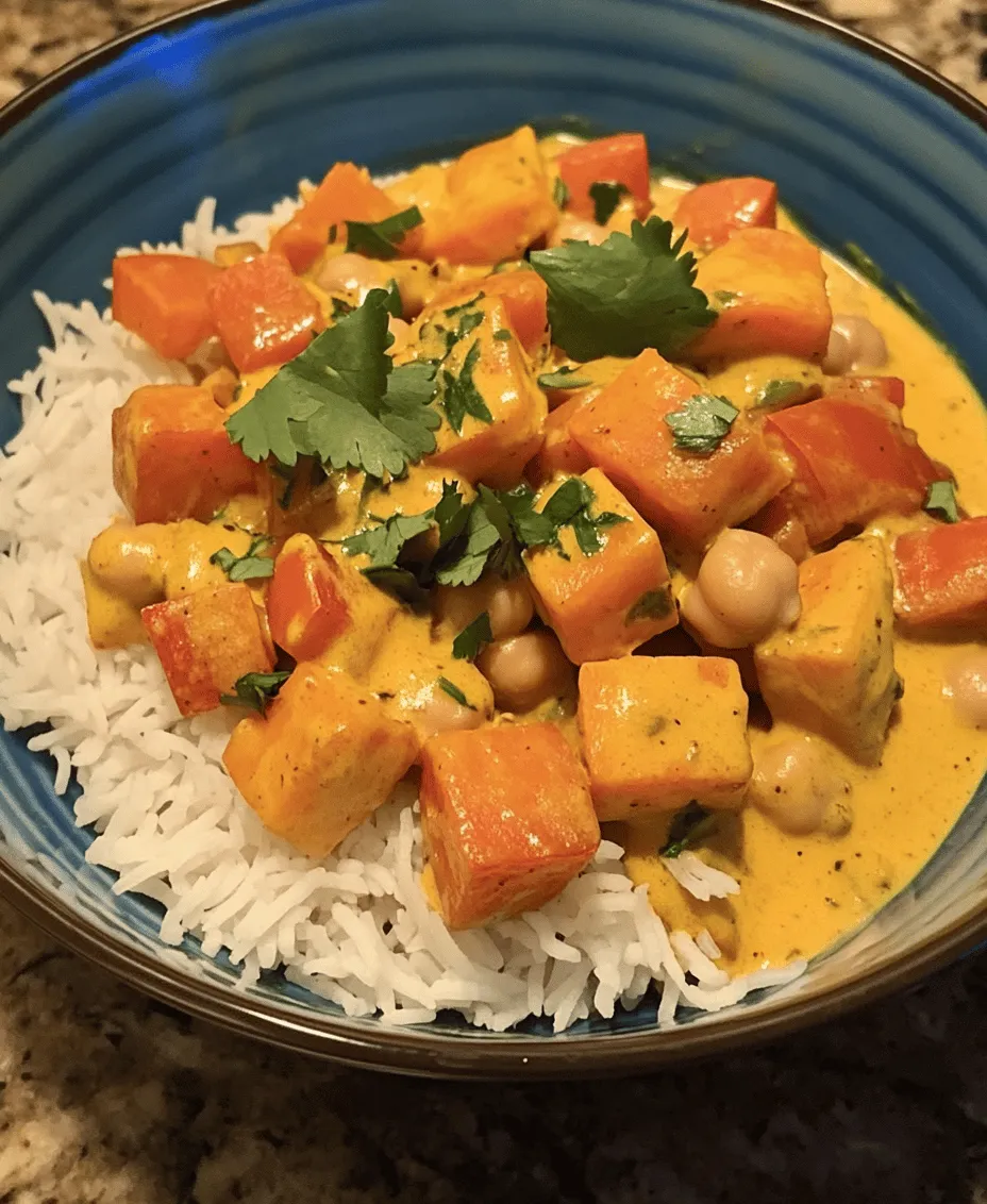 If you're on the lookout for a dish that embodies comfort, warmth, and a burst of flavor, look no further than creamy coconut sweet potato curry. This delightful meal not only pleases the palate but also nourishes the body. The combination of sweet potatoes, chickpeas, and rich coconut milk creates a dish that is both satisfying and wholesome.
