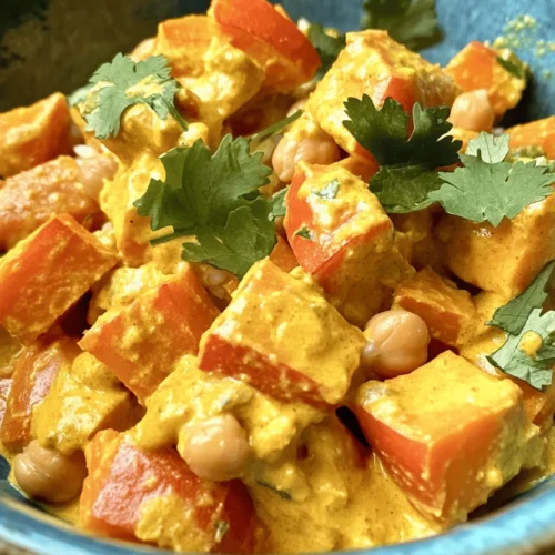 If you're on the lookout for a dish that embodies comfort, warmth, and a burst of flavor, look no further than creamy coconut sweet potato curry. This delightful meal not only pleases the palate but also nourishes the body. The combination of sweet potatoes, chickpeas, and rich coconut milk creates a dish that is both satisfying and wholesome.