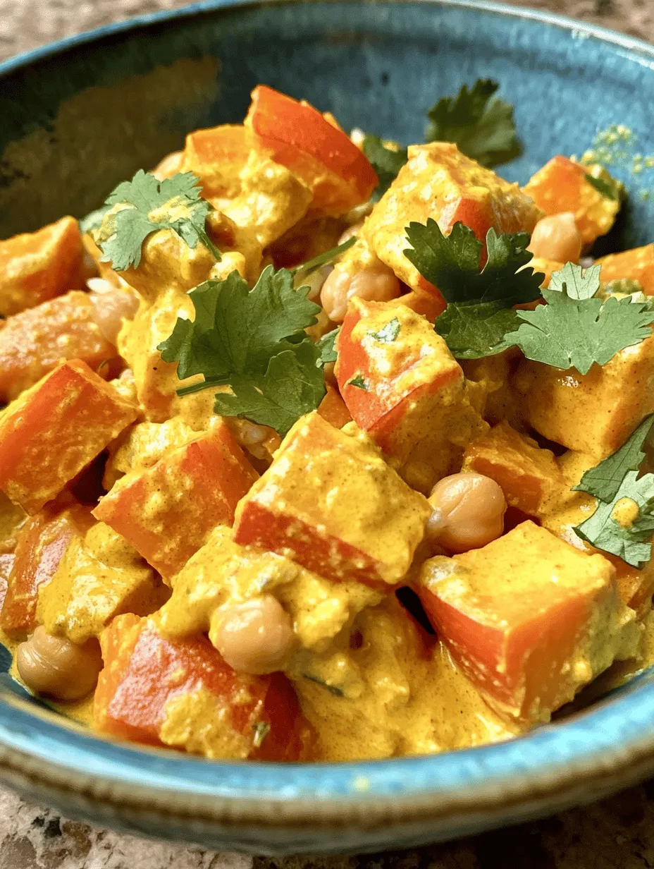 If you're on the lookout for a dish that embodies comfort, warmth, and a burst of flavor, look no further than creamy coconut sweet potato curry. This delightful meal not only pleases the palate but also nourishes the body. The combination of sweet potatoes, chickpeas, and rich coconut milk creates a dish that is both satisfying and wholesome.