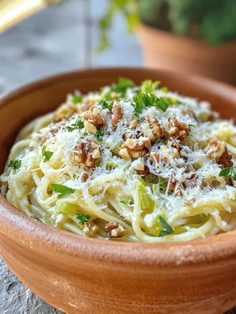 Cabbage Walnut Pasta is a unique and flavorful dish that combines the earthiness of sautéed cabbage with the rich crunch of walnuts, all enveloped in perfectly cooked pasta. This recipe stands out not only for its delightful taste but also for its simplicity and quick preparation time, making it an ideal choice for busy weeknight dinners or a nourishing meal anytime you crave something wholesome.