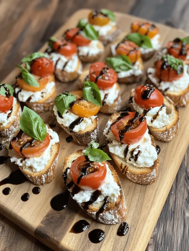In the world of appetizers, few dishes are as delightful as bruschetta. This classic Italian starter has won hearts and palates worldwide with its simple yet vibrant flavor profile. While traditional bruschetta often features a topping of diced tomatoes and basil on toasted bread, whipped feta bruschetta takes this beloved dish to new heights. By blending creamy feta cheese into a luscious spread, this recipe offers a perfect balance of textures and flavors—rich, tangy, and refreshing all at once.