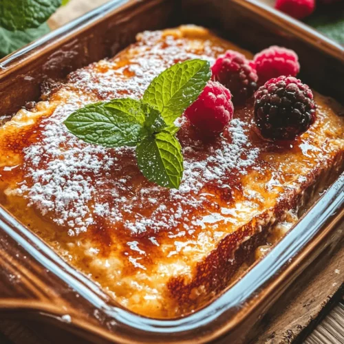 To create the best Overnight Crème Brûlée French Toast, it is essential to understand the role of each ingredient. The quality and type of ingredients you choose can significantly influence the final outcome of the dish.