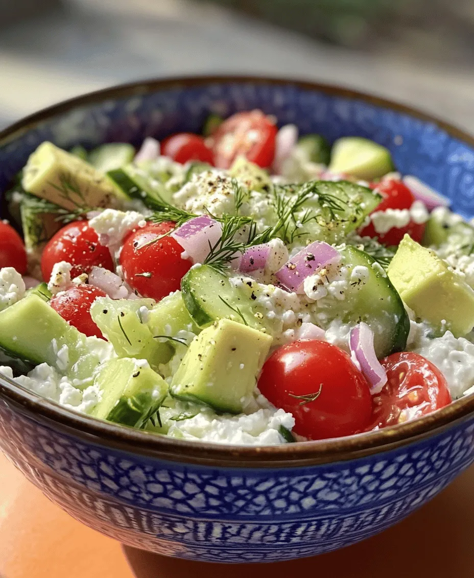 In the realm of salads, few dishes stand out quite like the Refreshing Cottage Cheese & Cucumber Salad. This delightful recipe is not only a feast for the eyes with its vibrant colors but also a powerhouse of nutrition, making it an ideal choice for those looking to enjoy a light meal without sacrificing flavor. Whether you're planning a summer picnic, hosting a barbecue, or simply seeking a nutritious option for lunch, this salad is versatile enough to fit any occasion.
