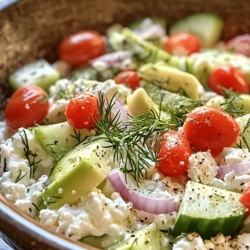 In the realm of salads, few dishes stand out quite like the Refreshing Cottage Cheese & Cucumber Salad. This delightful recipe is not only a feast for the eyes with its vibrant colors but also a powerhouse of nutrition, making it an ideal choice for those looking to enjoy a light meal without sacrificing flavor. Whether you're planning a summer picnic, hosting a barbecue, or simply seeking a nutritious option for lunch, this salad is versatile enough to fit any occasion.