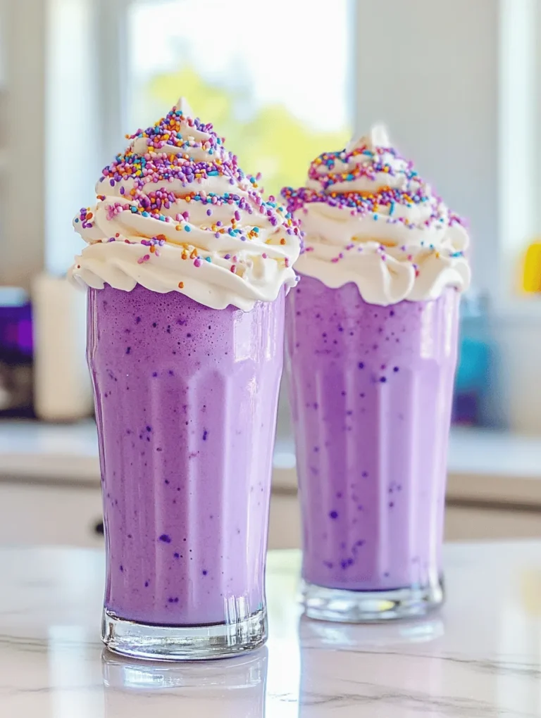 In the realm of indulgent desserts, shakes hold a special place, captivating the hearts and taste buds of people of all ages. Inspired by the beloved character Grimace from the McDonald's franchise, Grimace's Creamy Dream Shake is a delightful concoction that has emerged as a must-try treat. This whimsical shake, with its eye-catching purple hue and creamy texture, is not just a feast for the eyes but also a celebration of flavor that is perfect for any occasion.