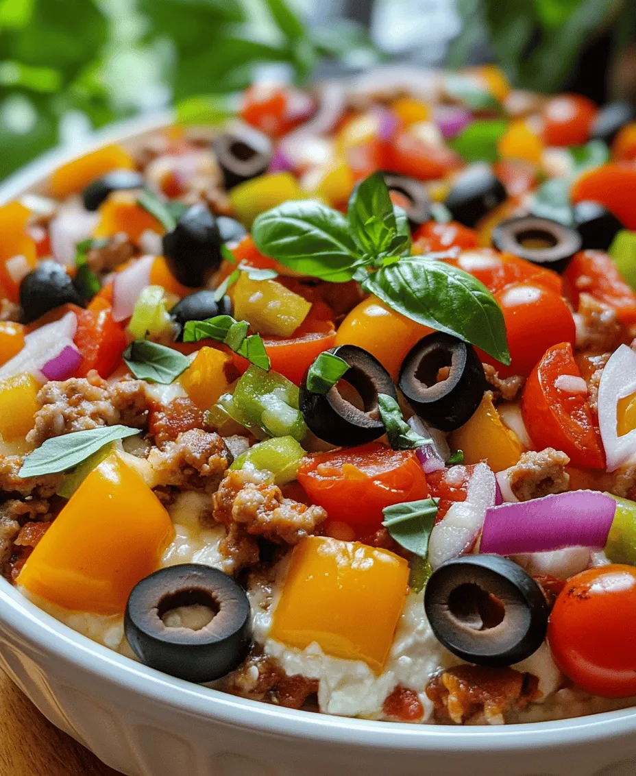 At the heart of the Cottage Cheese Pizza Bowl is cottage cheese itself—a remarkable ingredient that boasts an impressive nutritional profile. Known for its high protein content, cottage cheese serves as a fantastic source of fuel, promoting muscle repair and satiety. A single serving can contain around 25 grams of protein, making it an ideal choice for those looking to maintain or increase their protein intake. Additionally, it is rich in calcium, essential for bone health, and provides B vitamins that support energy metabolism.