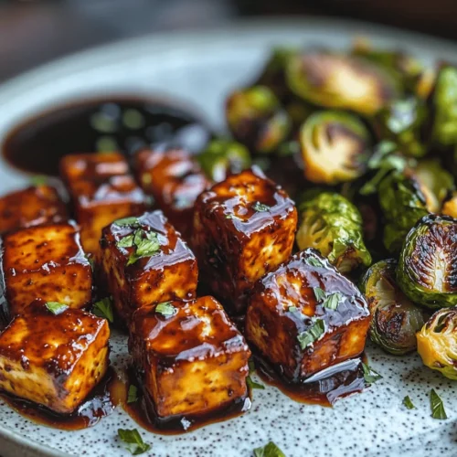 In today's culinary landscape, plant-based meals have transcended mere trends to become a delightful way to nourish our bodies while indulging in a rich tapestry of flavors. Among the myriad of options available, one dish that stands out for its simplicity and taste is the Pan-Fried Sticky Garlic Tofu paired with Oven-Roasted Brussels Sprouts. This recipe not only highlights the versatility of tofu but also showcases how its texture and flavor can be transformed into a sticky, savory marvel. Complemented by the nutty undertones of Brussels sprouts, this dish is a celebration of plant-based cuisine that promises to satisfy your taste buds and provide a nutritious dining experience.