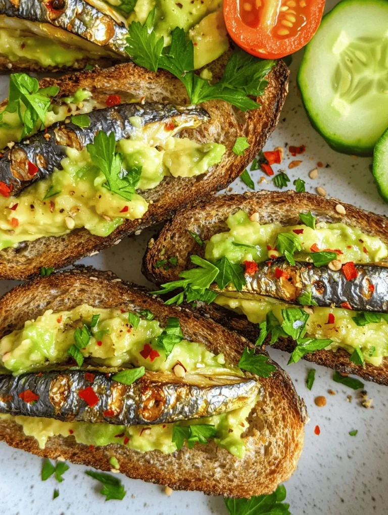 Savory sardines on whole grain toast is a delightful dish that combines flavor, nutrition, and versatility. This simple yet satisfying recipe showcases the rich, umami taste of sardines paired with the hearty texture of whole grain bread, making it an ideal option for breakfast, lunch, or a quick snack. Whether you’re looking to impress guests at a brunch gathering or just want a nourishing meal for yourself, this dish ticks all the boxes.