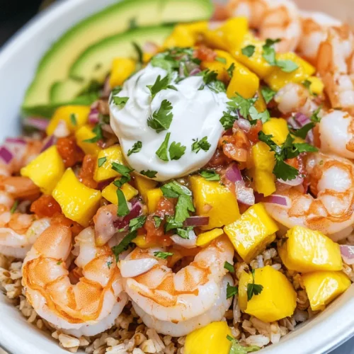 Welcome to the sun-soaked shores of flavor with our Tropical Shrimp & Avocado Bowl! This vibrant dish is inspired by the lush landscapes and tantalizing tastes of tropical regions, where fresh ingredients come together to create a culinary paradise. Imagine sinking your fork into a bowl brimming with colorful ingredients that not only delight the taste buds but also nourish the body. This dish is perfect for those looking to enjoy a healthy meal that doesn’t compromise on flavor.