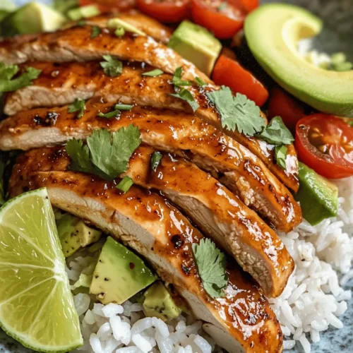 The Honey Lime Chicken & Avocado Rice Stack is inspired by a fusion of Mexican and Asian flavors. The sweetness of honey is a staple in many Asian dishes, while lime is a quintessential ingredient in Mexican cuisine. This recipe brings the best of both worlds together, introducing a delightful play on flavors that is sure to become a favorite in your household. Its versatility makes it ideal for various occasions, whether you're hosting a family dinner, preparing meal prep for the week, or impressing guests at a summer barbecue.