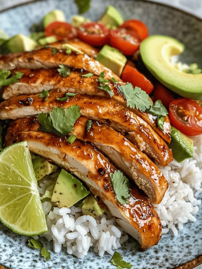 The Honey Lime Chicken & Avocado Rice Stack is inspired by a fusion of Mexican and Asian flavors. The sweetness of honey is a staple in many Asian dishes, while lime is a quintessential ingredient in Mexican cuisine. This recipe brings the best of both worlds together, introducing a delightful play on flavors that is sure to become a favorite in your household. Its versatility makes it ideal for various occasions, whether you're hosting a family dinner, preparing meal prep for the week, or impressing guests at a summer barbecue.